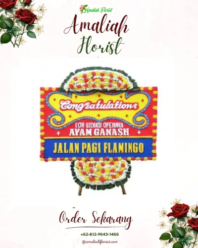 Bunga Papan Congratulation di Jamsaren